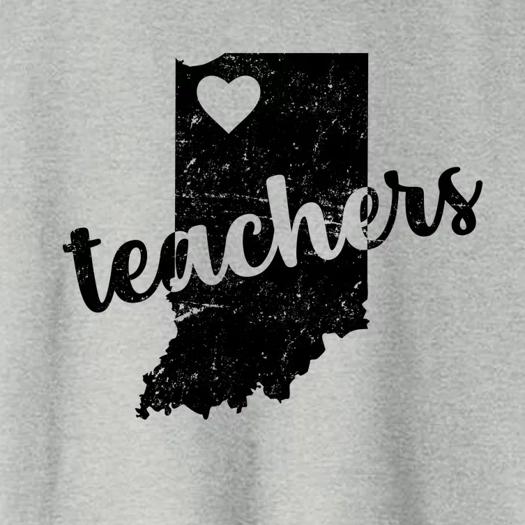 Red For Ed Indiana Teachers Women's Crop Top Tee