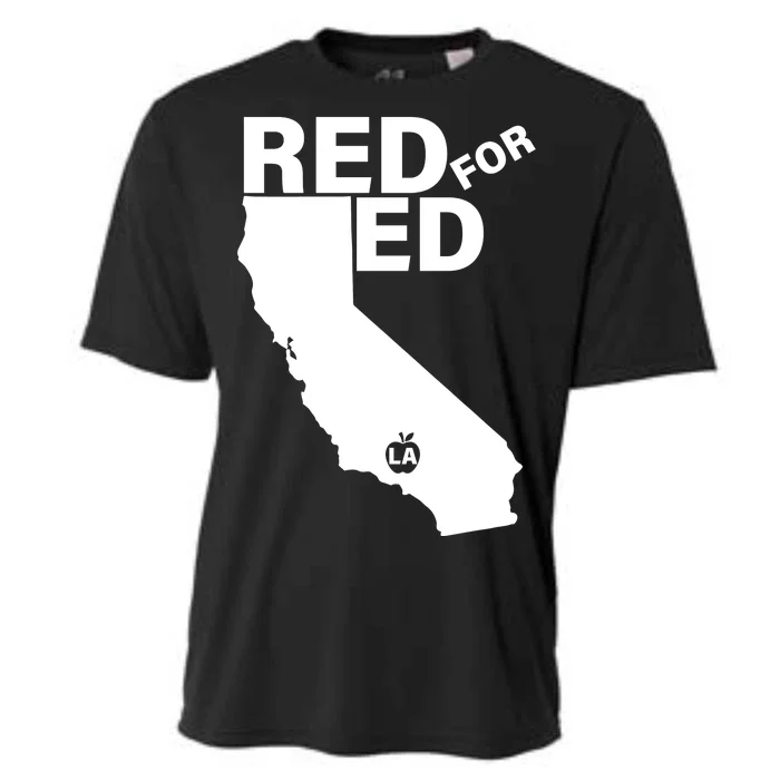 Red For Ed LA California Cooling Performance Crew T-Shirt