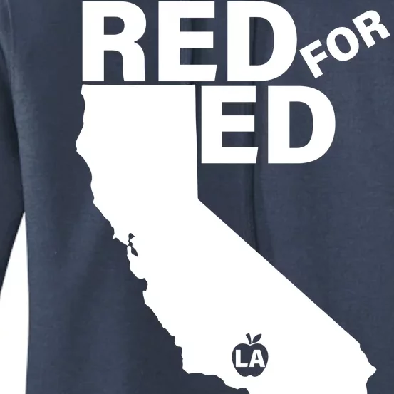 Red For Ed LA California Women's Pullover Hoodie