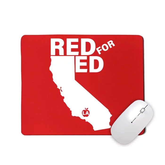 Red For Ed LA California Mousepad