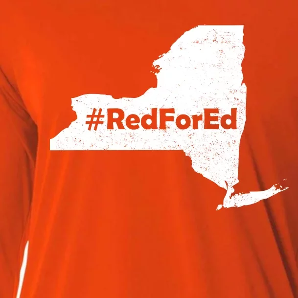 Red For Ed New York Cooling Performance Long Sleeve Crew