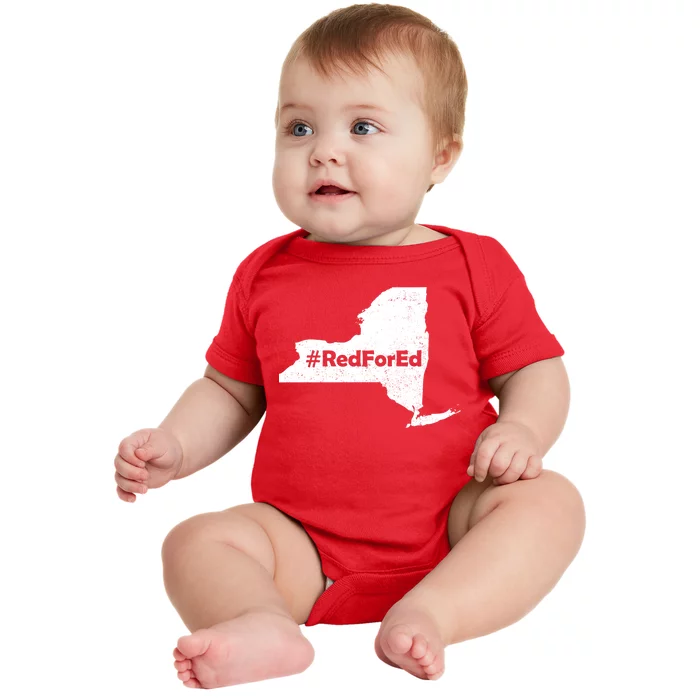 Red For Ed New York Baby Bodysuit