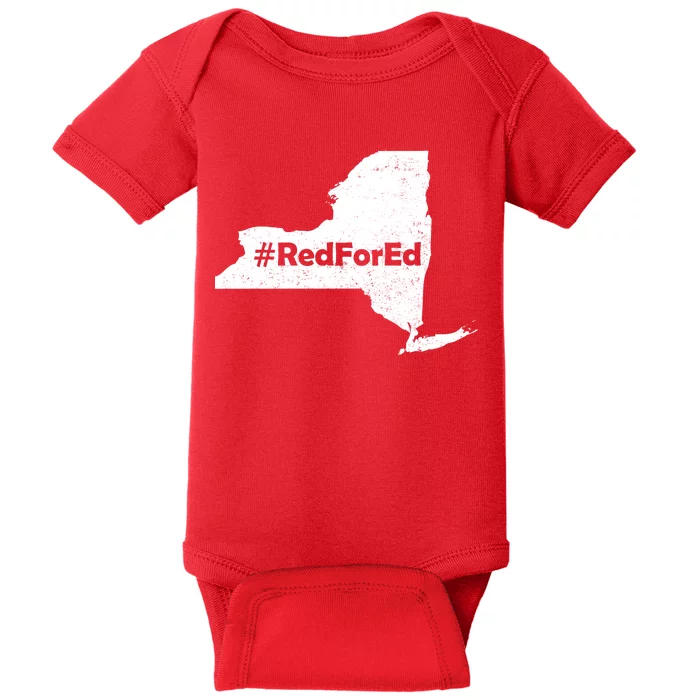 Red For Ed New York Baby Bodysuit