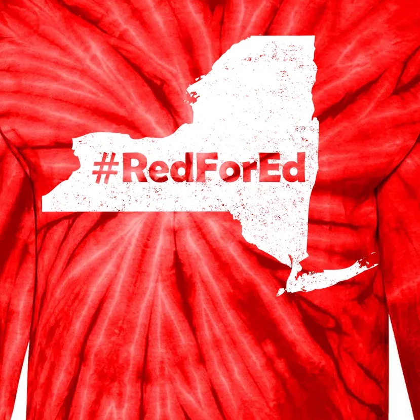 Red For Ed New York Tie-Dye Long Sleeve Shirt