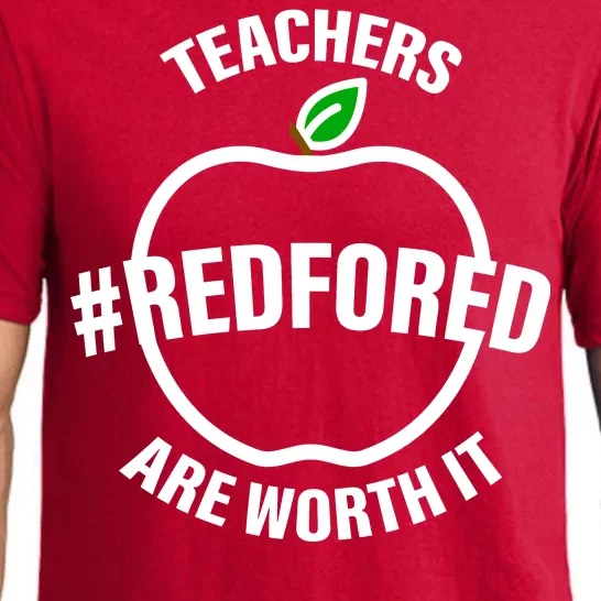 Red For Ed Teachers Are Worth It Pajama Set