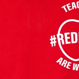 Red For Ed Teachers Are Worth It Softstyle Adult Sport Polo