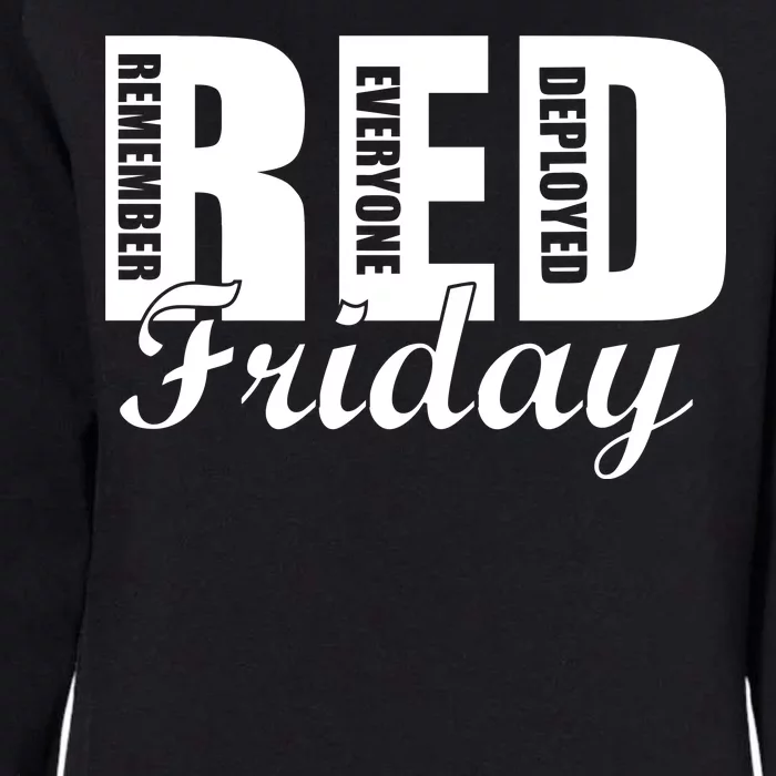 Red Friday Womens California Wash Sweatshirt