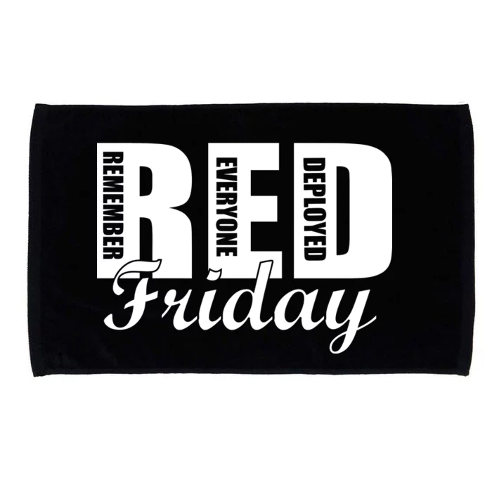 Red Friday Microfiber Hand Towel