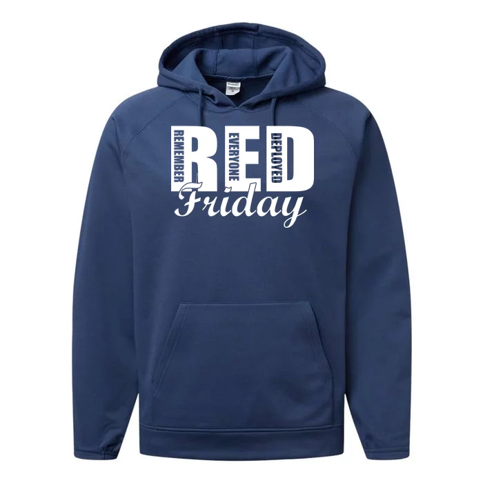 Red Friday Performance Fleece Hoodie