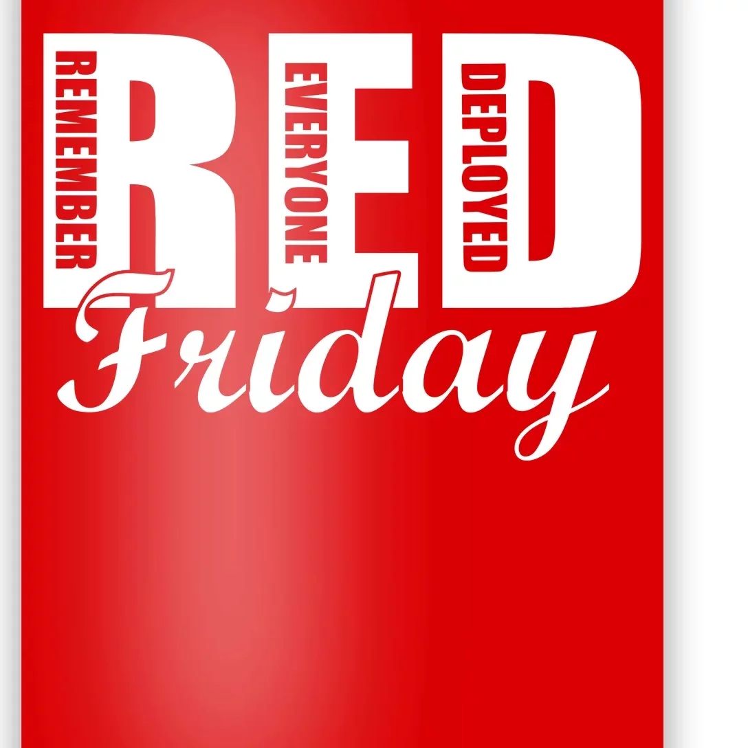 Red Friday Poster