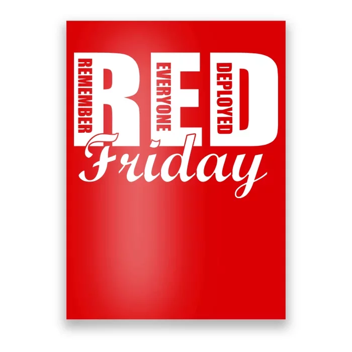 Red Friday Poster