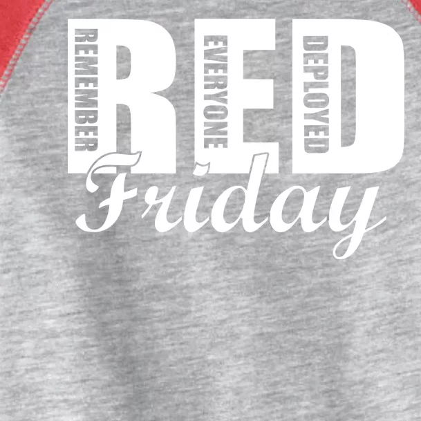 Red Friday Toddler Fine Jersey T-Shirt