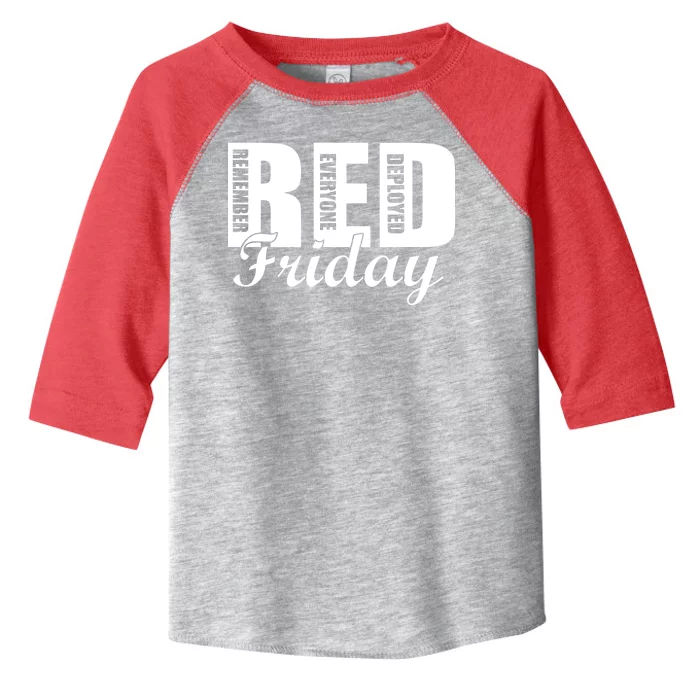 Red Friday Toddler Fine Jersey T-Shirt