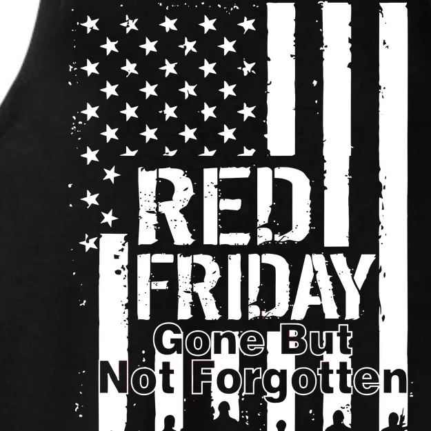 Red Friday Gone But Not Forgotten Ladies Tri-Blend Wicking Tank