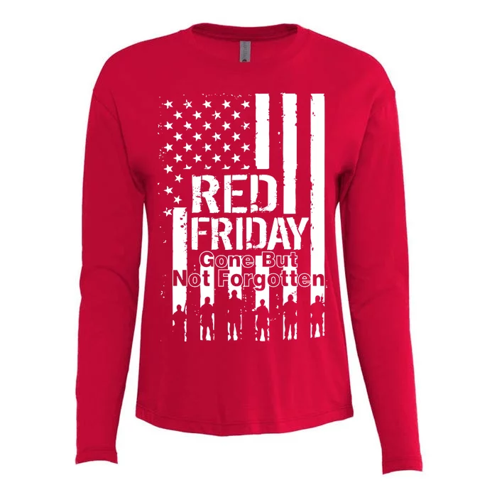 Red Friday Gone But Not Forgotten Womens Cotton Relaxed Long Sleeve T-Shirt