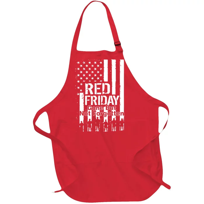 Red Friday Gone But Not Forgotten Full-Length Apron With Pocket