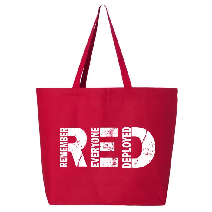 Red Friday Remember Everyone Deployed 25L Jumbo Tote