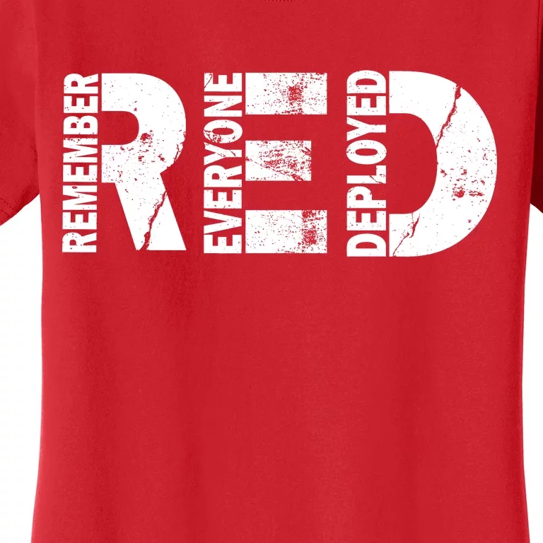 Red Friday Remember Everyone Deployed Women's T-Shirt