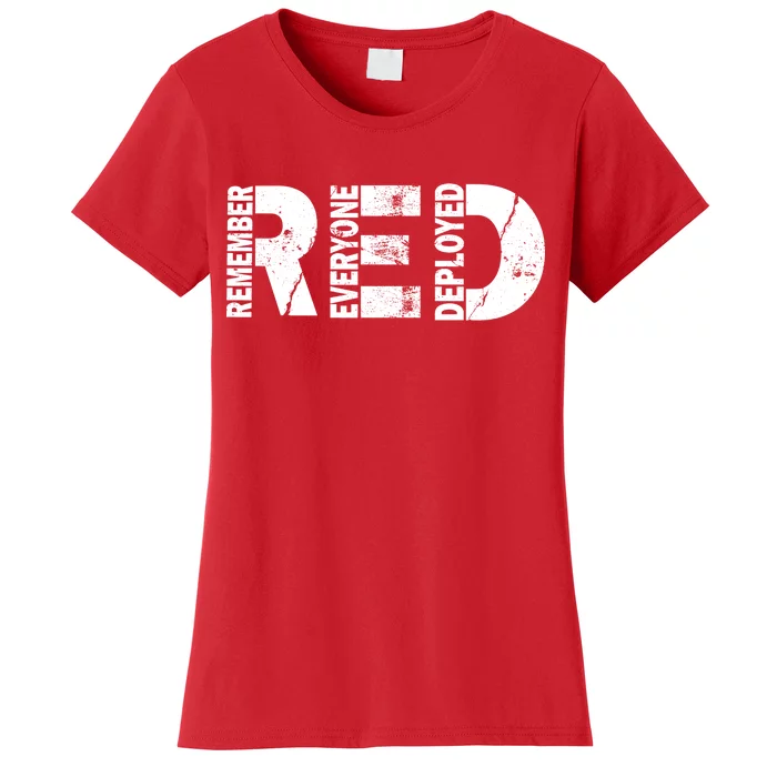 Red Friday Remember Everyone Deployed Women's T-Shirt