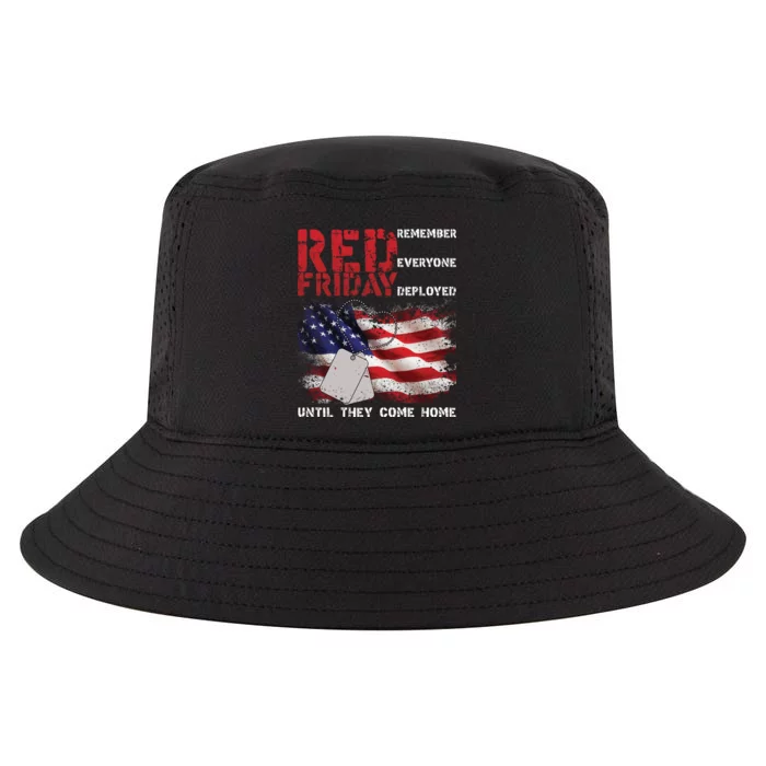 Red Friday Remember Until They Come Home Cool Comfort Performance Bucket Hat