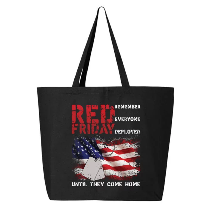 Red Friday Remember Until They Come Home 25L Jumbo Tote