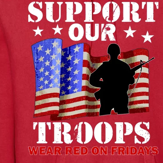 Red Friday Support Our Troops Premium Hoodie