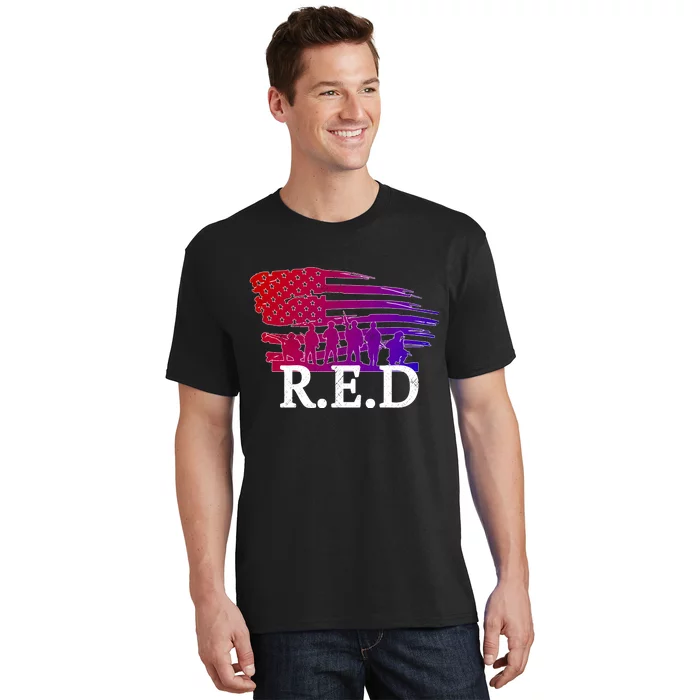 Red Friday Troopers Flag T-Shirt