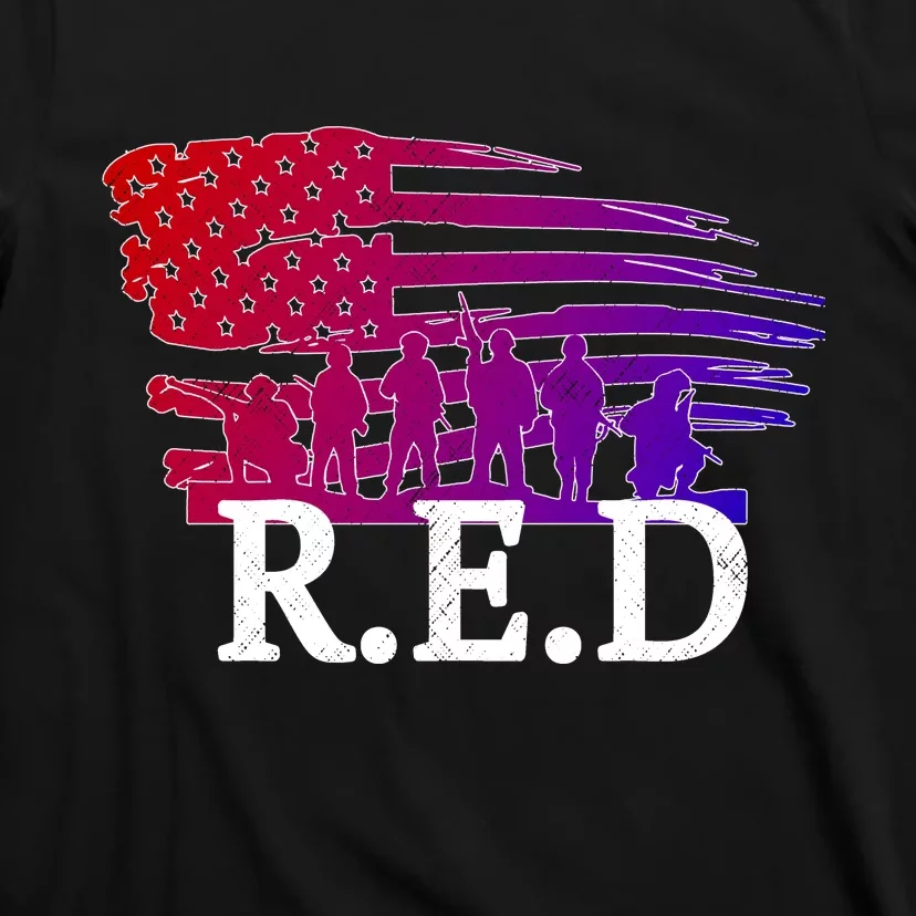 Red Friday Troopers Flag T-Shirt