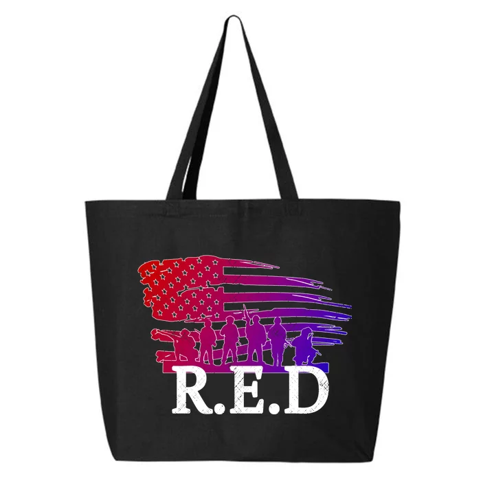 Red Friday Troopers Flag 25L Jumbo Tote