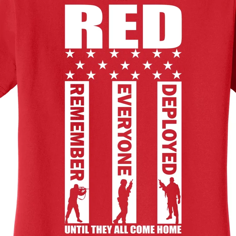 Red Friday Until They All Come Home Women's T-Shirt