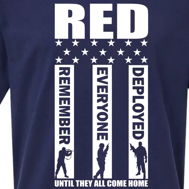 Red Friday Until They All Come Home Sueded Cloud Jersey T-Shirt