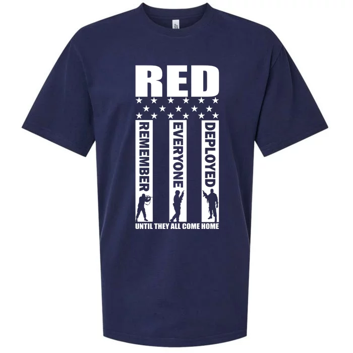 Red Friday Until They All Come Home Sueded Cloud Jersey T-Shirt