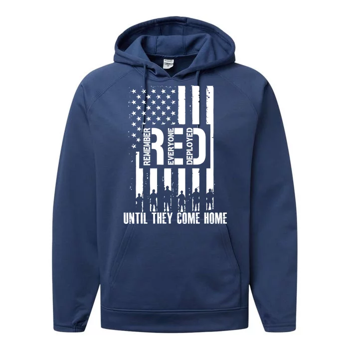 Red Friday Until They Come Home Performance Fleece Hoodie