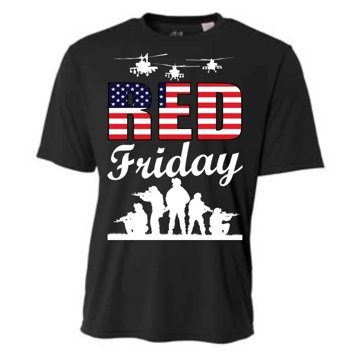 Red Friday Veterans Tribute Cooling Performance Crew T-Shirt