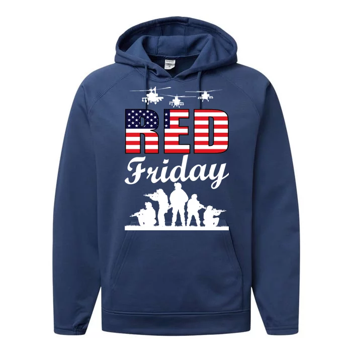 Red Friday Veterans Tribute Performance Fleece Hoodie