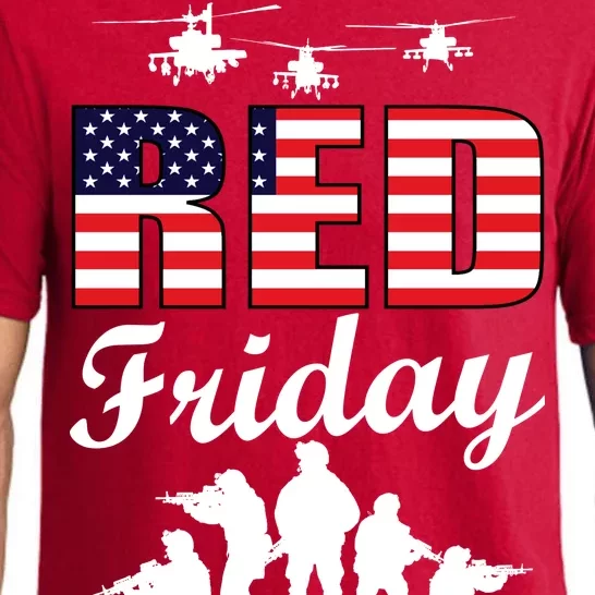 Red Friday Veterans Tribute Pajama Set