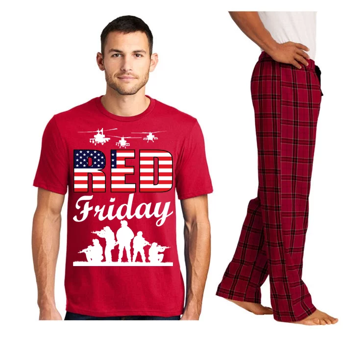 Red Friday Veterans Tribute Pajama Set