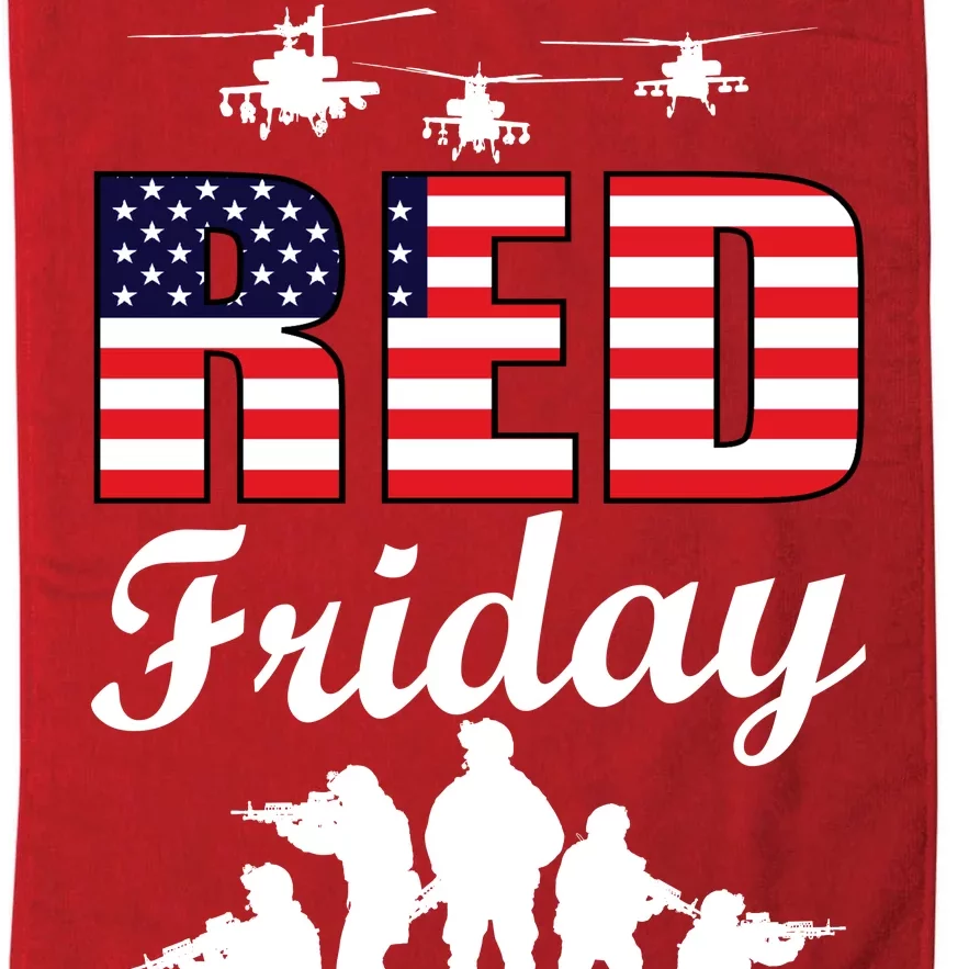 Red Friday Veterans Tribute Platinum Collection Golf Towel