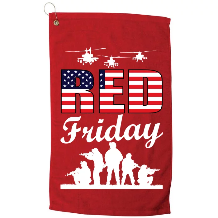 Red Friday Veterans Tribute Platinum Collection Golf Towel