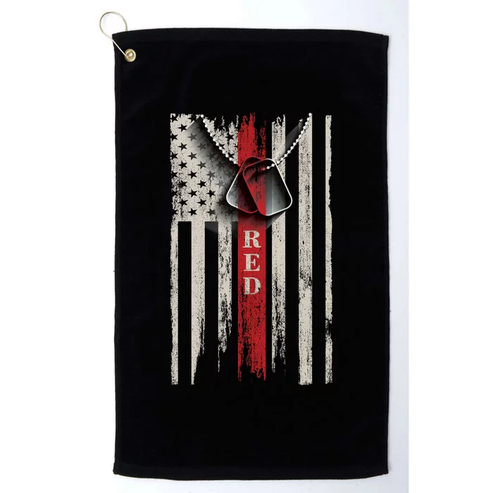 Red Friday Vintage American Flag Platinum Collection Golf Towel