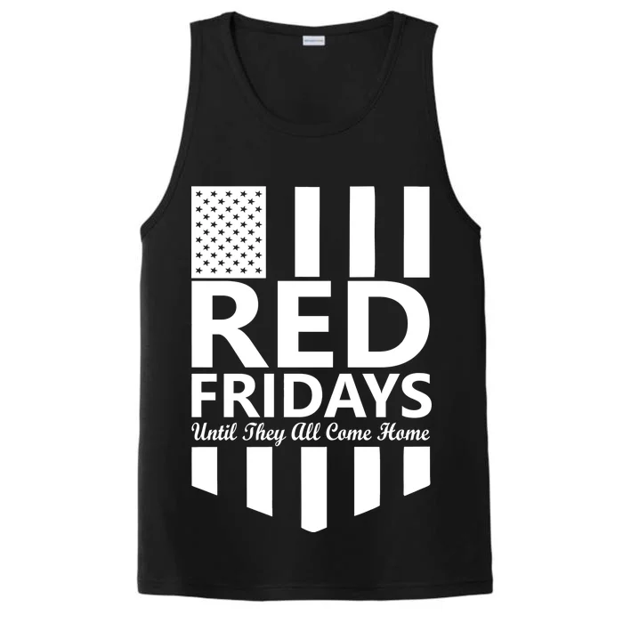 Red Fridays Military Flag Performance Tank