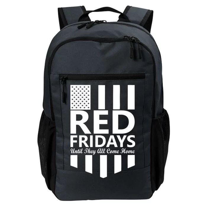 Red Fridays Military Flag Daily Commute Backpack