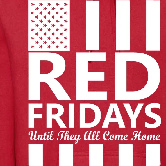 Red Fridays Military Flag Premium Hoodie