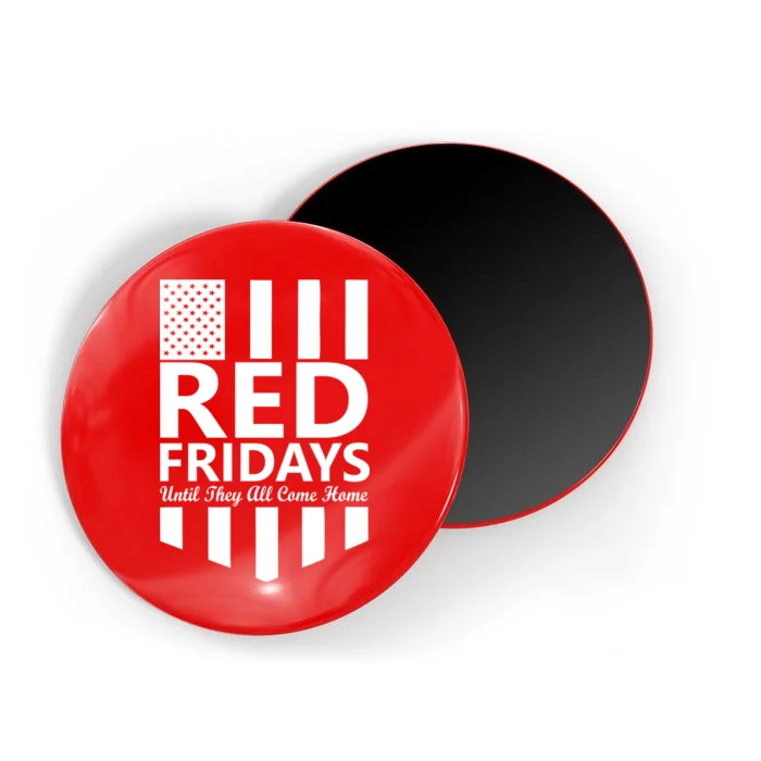 Red Fridays Military Flag Magnet