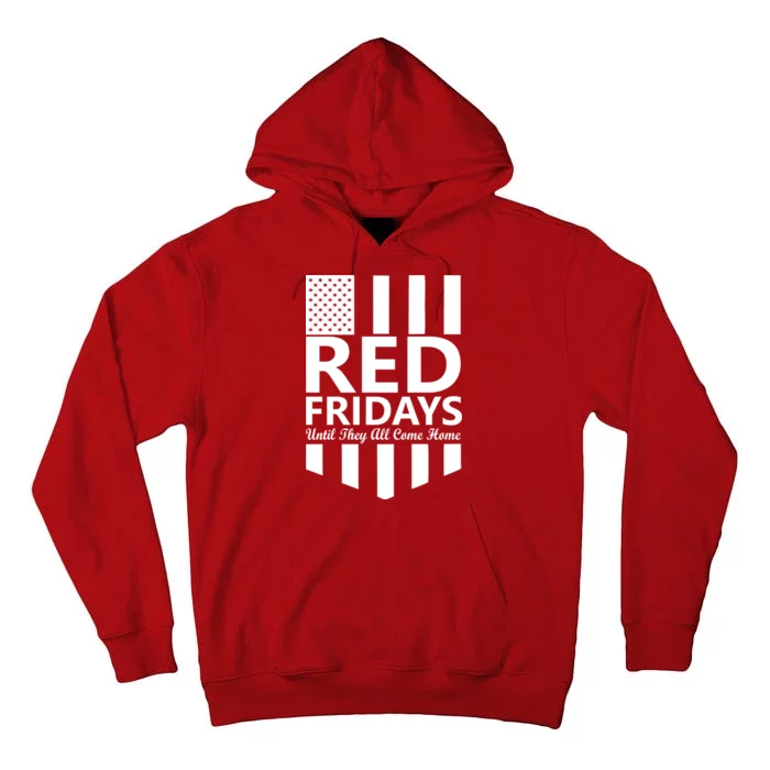 Red Fridays Military Flag Tall Hoodie