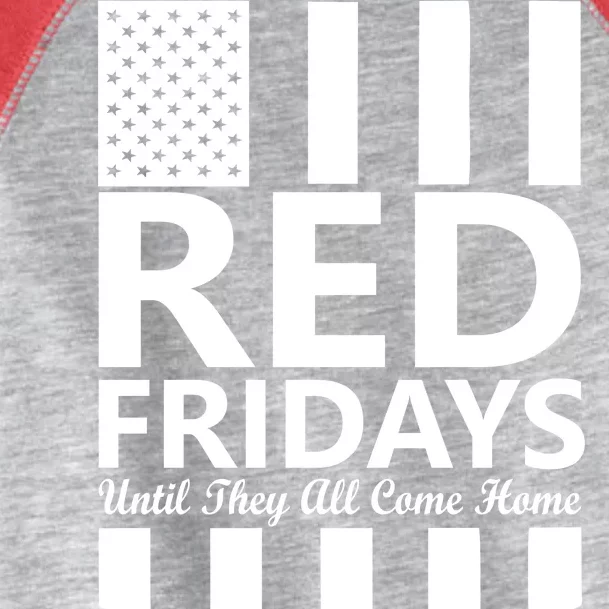 Red Fridays Military Flag Toddler Fine Jersey T-Shirt