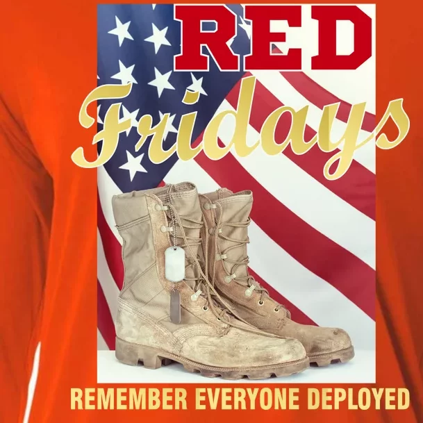 Red Fridays Remember Everyone Deployed Cooling Performance Long Sleeve Crew