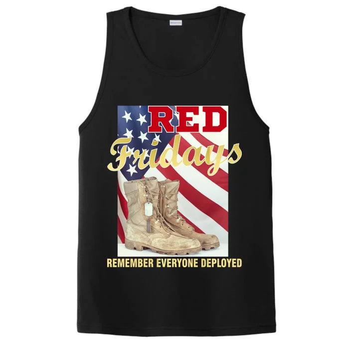 Red Fridays Remember Everyone Deployed Performance Tank