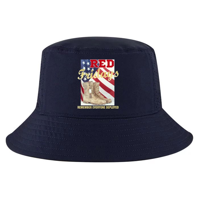 Red Fridays Remember Everyone Deployed Cool Comfort Performance Bucket Hat