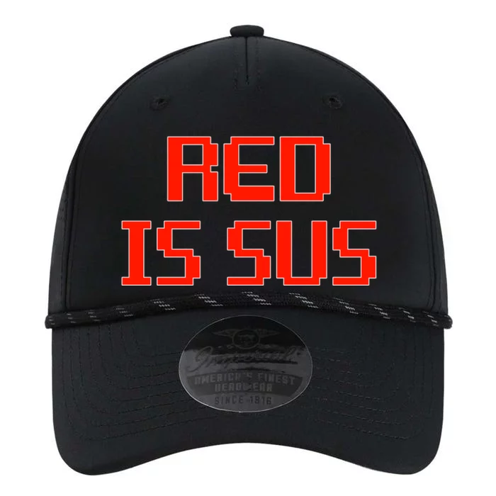 Red Is Sus Imposter Among Us Performance The Dyno Cap